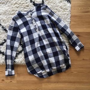 Old Navy Plaid Tunic Size XS